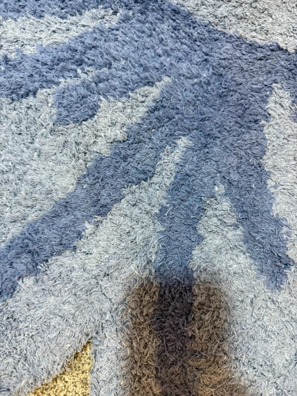 Urban Outfitters Blue Bow Shaped Bath Mat